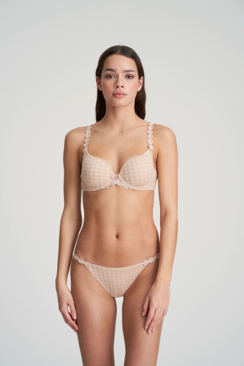 Sujetador Con Foam Escote Corazón Marie Jo Colección Avero Cafe Con Leche Ref: 0100416