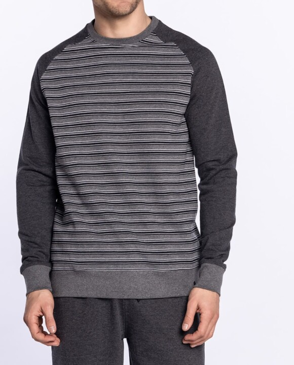 Pijama largo de felpa con rayas, Stormy PUNTO BLANCO Ref- 3464670.